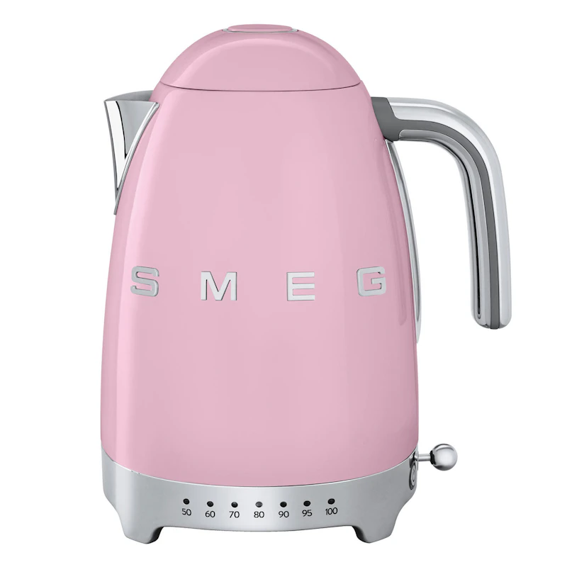 Smeg Kedel med temperatur 1,7L, Pastelrosa