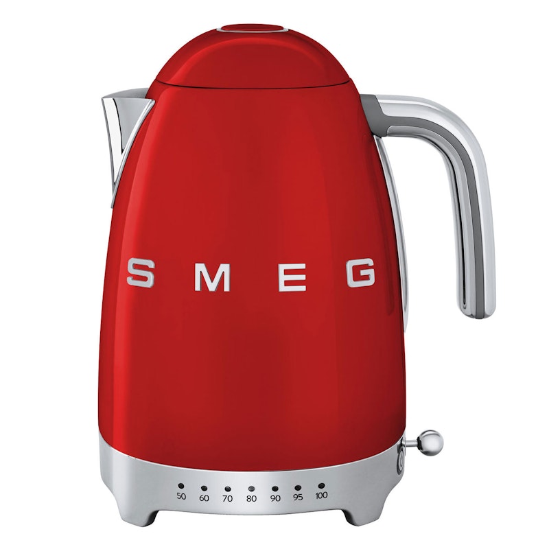 Smeg Kedel med temperatur 1,7L, Rød