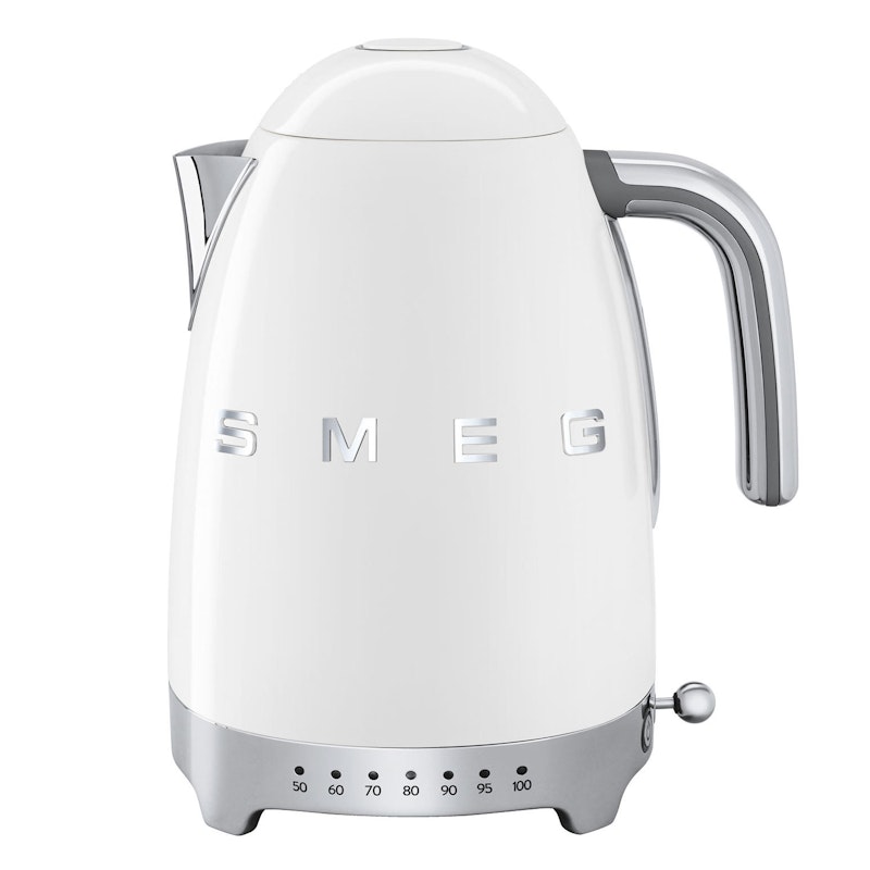 Smeg Kedel med temperatur 1,7L, Hvid