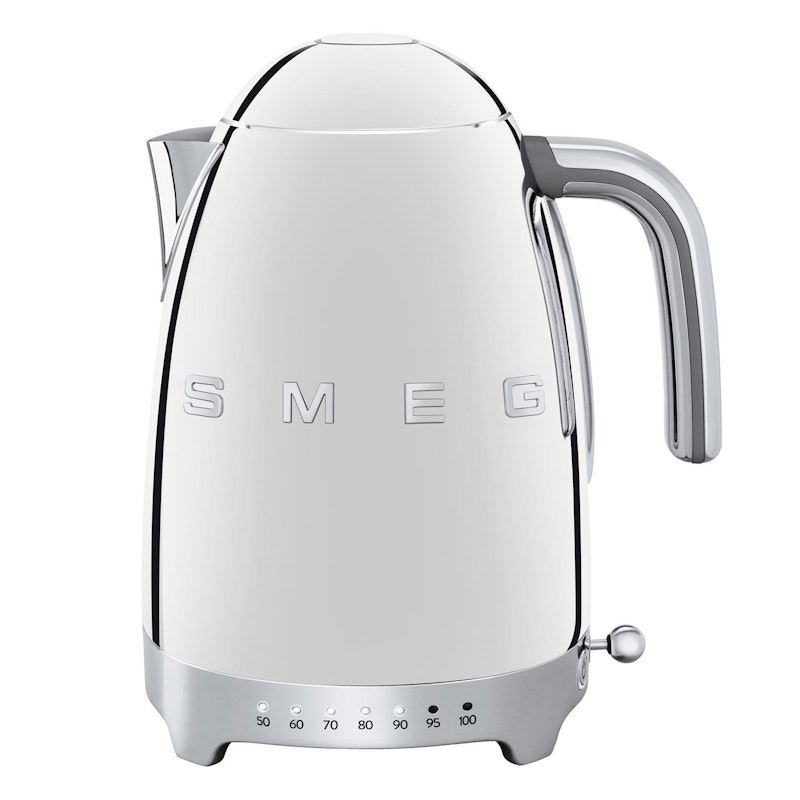 Smeg Kedel med temperatur 1,7L, Krom