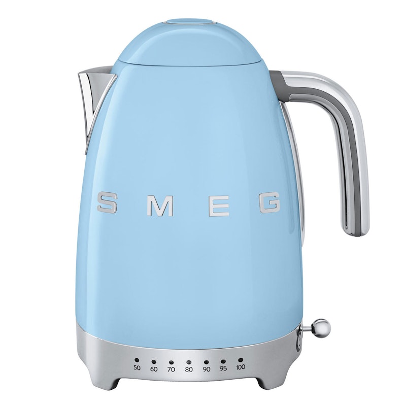 Smeg Kedel med temperatur 1,7L, Pastelblå