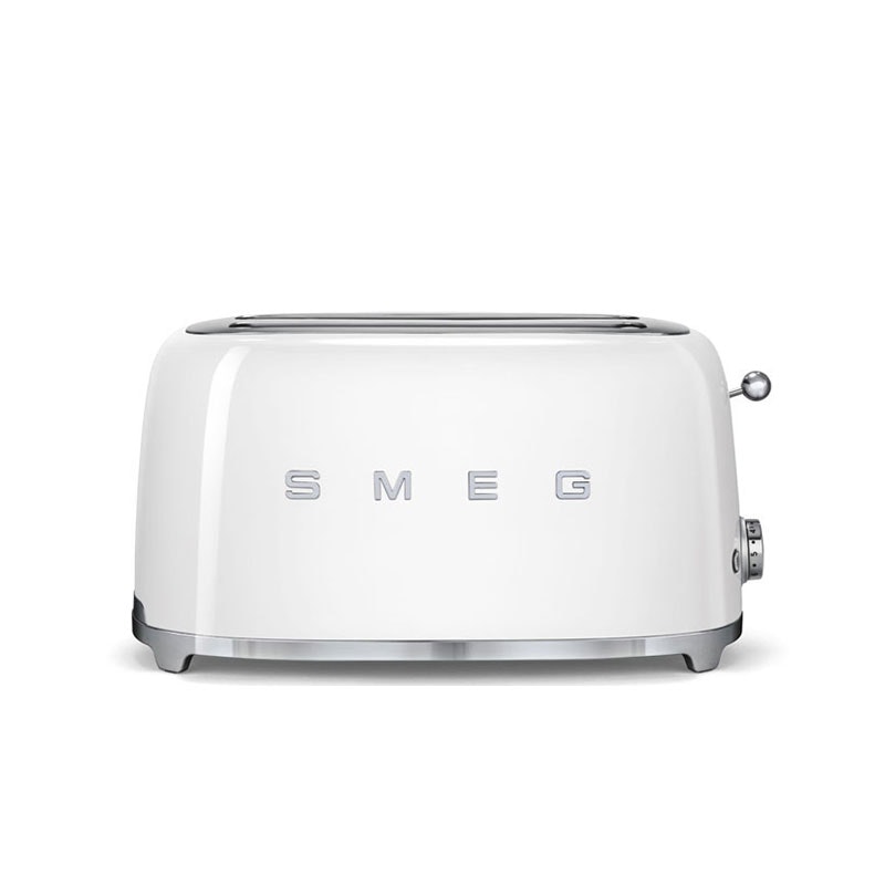 Smeg Toaster 4 skiver, Hvid