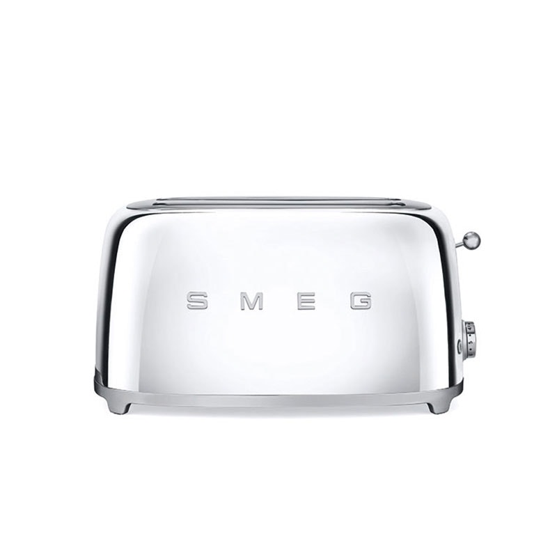 Smeg Toaster 4 skiver, Krom