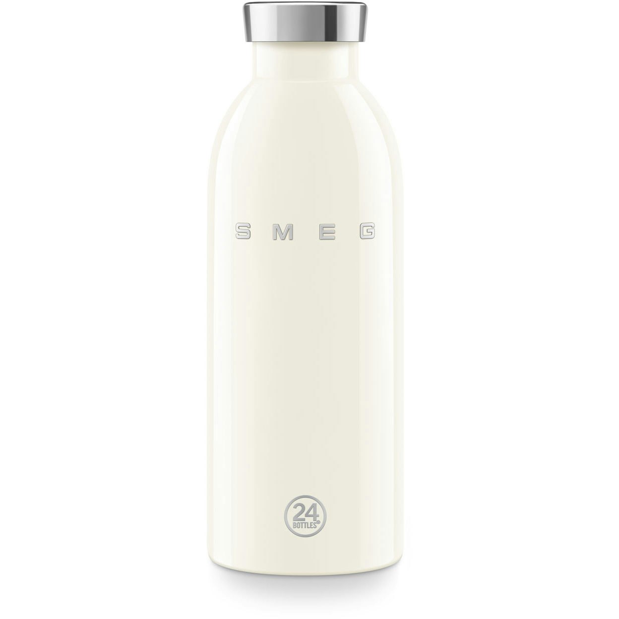 Smeg Wbf01cr Termoflaske 0,5 L - Termokander Rustfrit St&aring;l Creme - WBF01CR