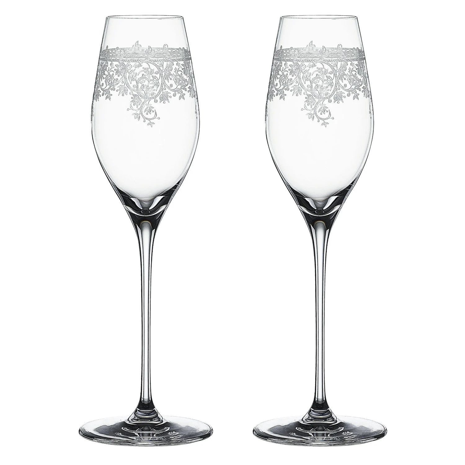 Spiegelau Arabesque Champagneglas 2-pak 30 Cl - Champagneglas Krystalglas Klar - 4192269