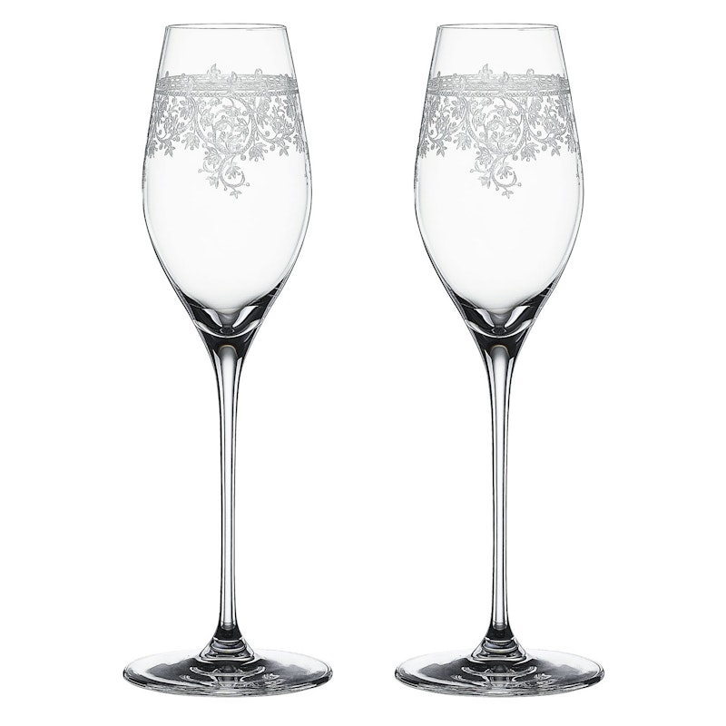 Arabesque Champagneglas 2-pak, 30 cl
