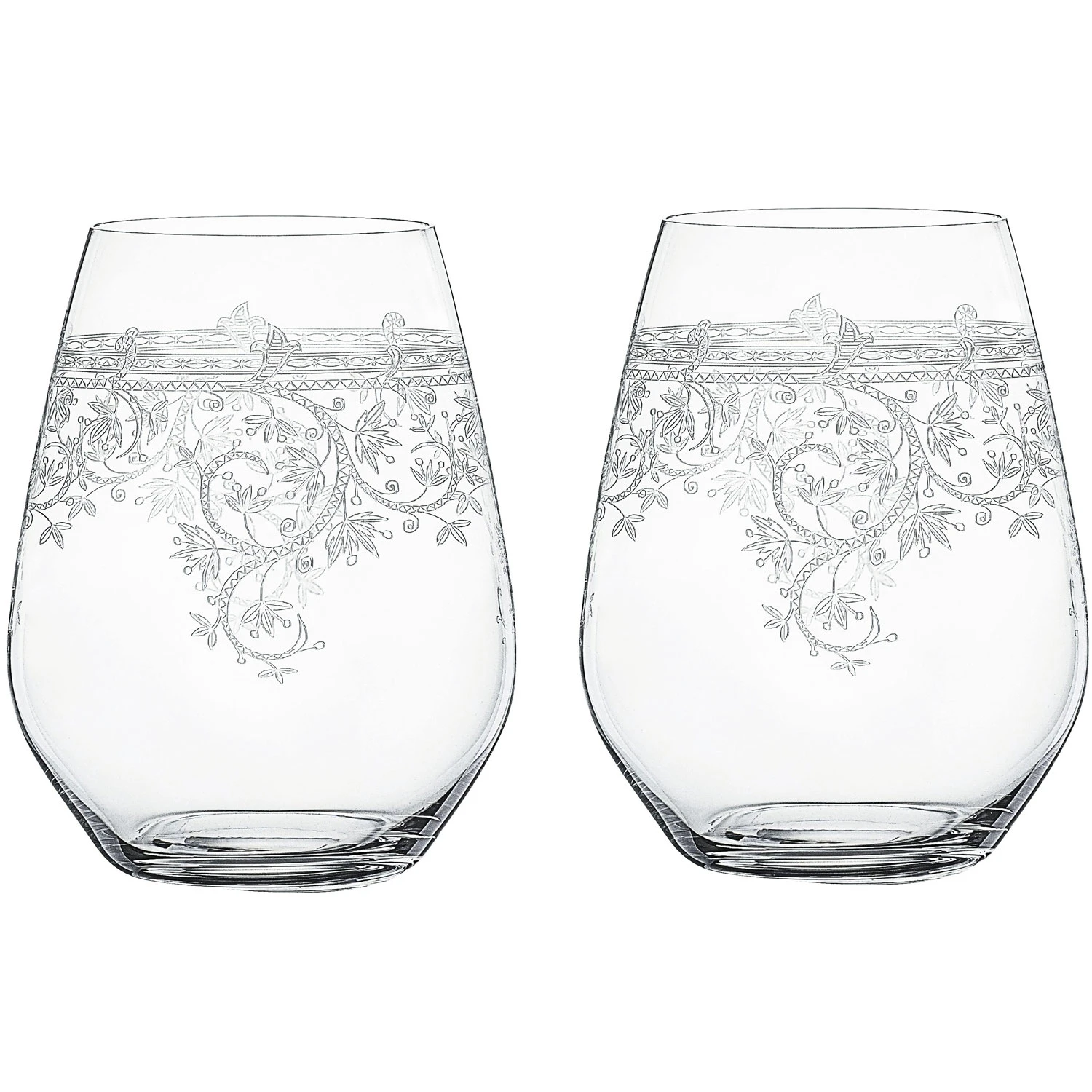 Spiegelau Arabesque Drinksglas 2-pak 46 Cl - Tumblers Krystalglas Klar - 4192264