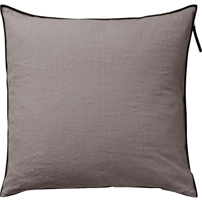 Pudebetræk Hør 50x50 cm, Ash Brown
