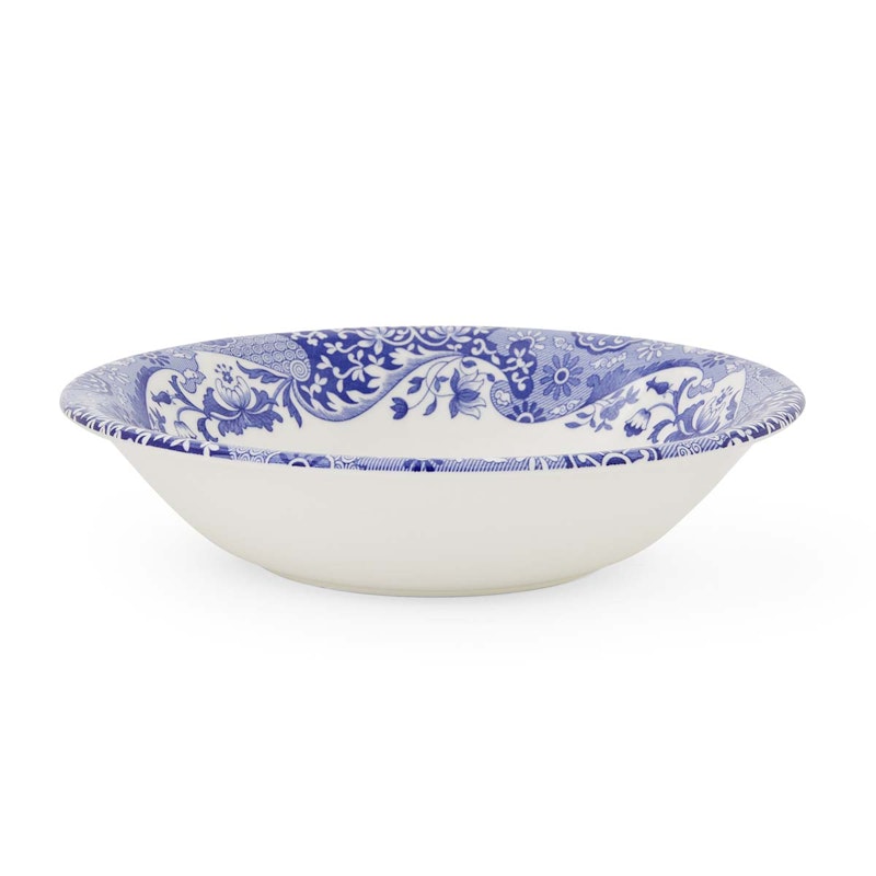 Blue Italian Christmas Skål 20 cm, Blå