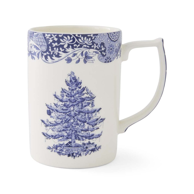 Blue Italian Christmas Krus 35 cl, Blåt