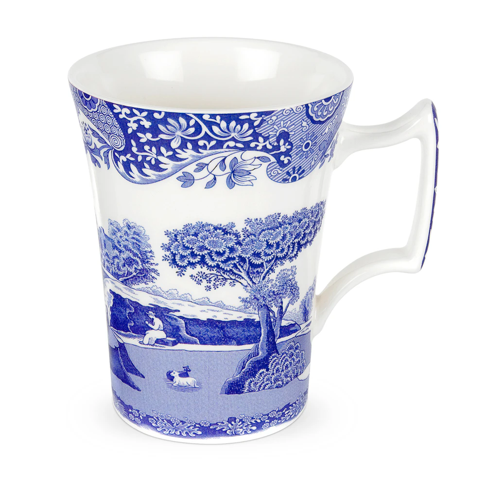 Spode Blue Italian Krus 280 Ml - Kaffekopper Porcel&aelig;n Bl&aring; - BLI5123