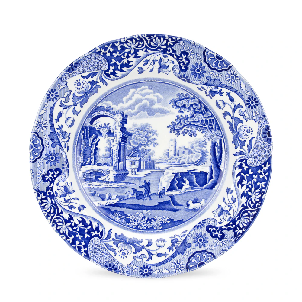 Spode Blue Italian Tallerken 270 Mm - Middagstallerkner Porcel&aelig;n Bl&aring; - BLI0100