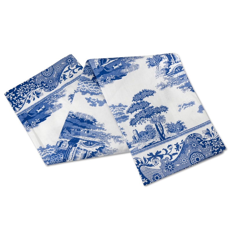 Blue Italian Viskestykke, 450 mm x 740 mm