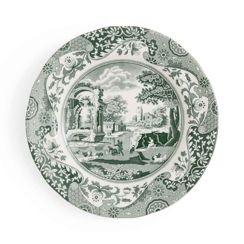 Heritage Green Italian Sidetallerken 20 cm, Grøn