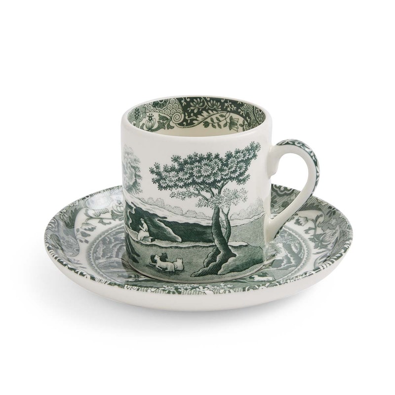 Heritage Green Italian Espressokop 9 cl, Grøn