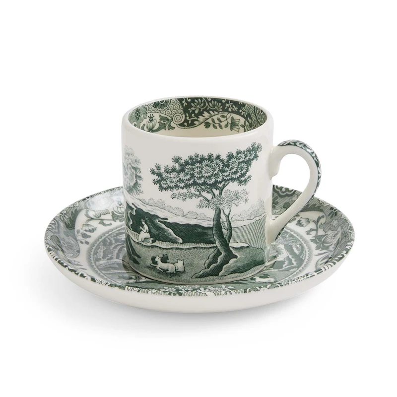 Heritage Green Italian Espressokop 9 cl, Grøn
