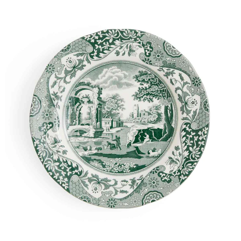 Heritage Green Italian Sidetallerken 15 cm, Grøn