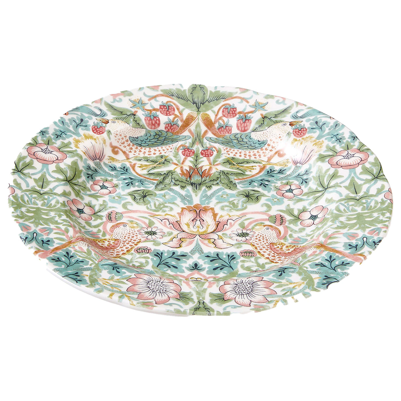 Spode Morris & Co Sidetallerken 23 Cm Strawberry Thief - Asietter Lert&oslash;j Multi - MCOR0120