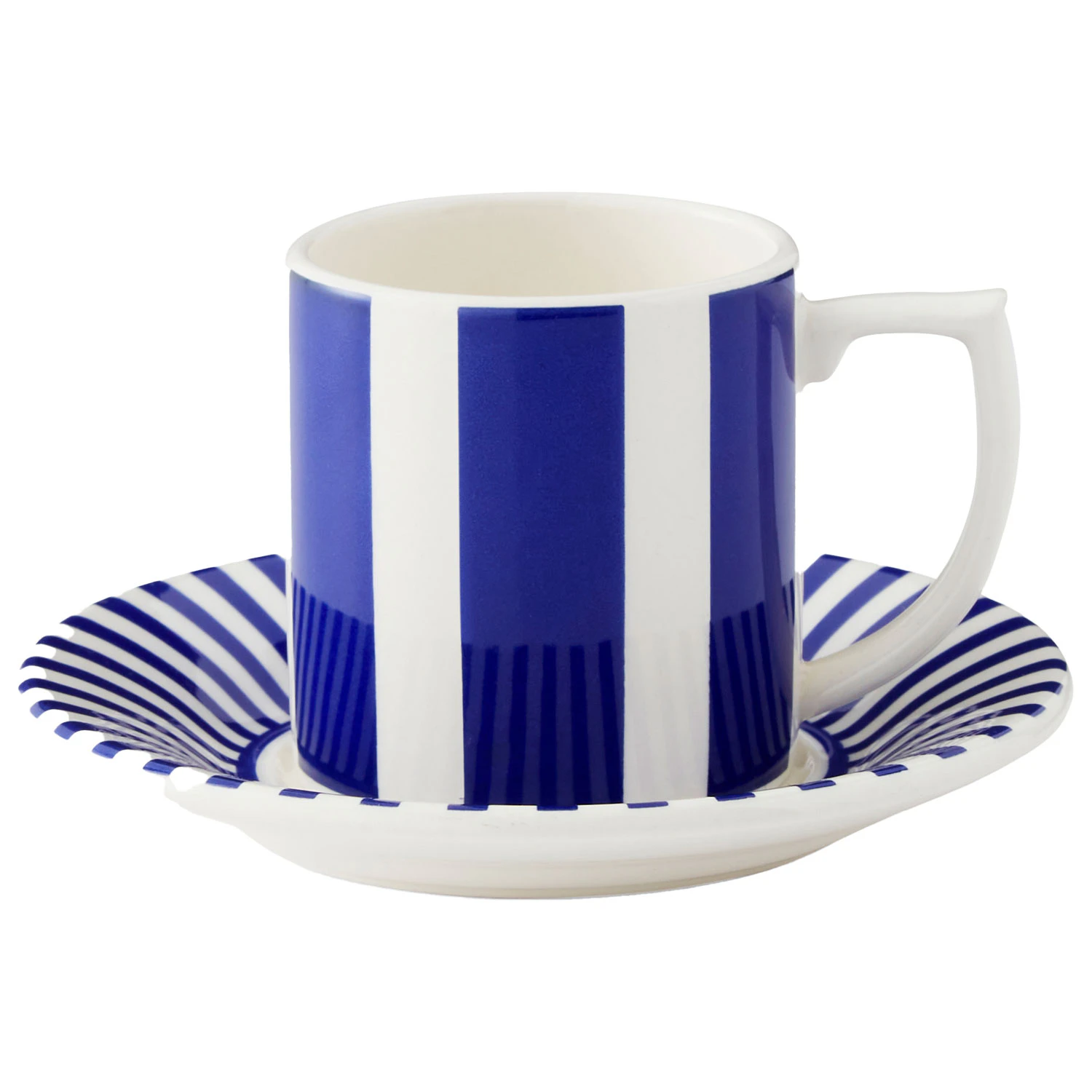 Spode Steccato Espressokop Med Underkop 9 Cl - Espressokopper Earthenware Bl&aring; - ITSB04030