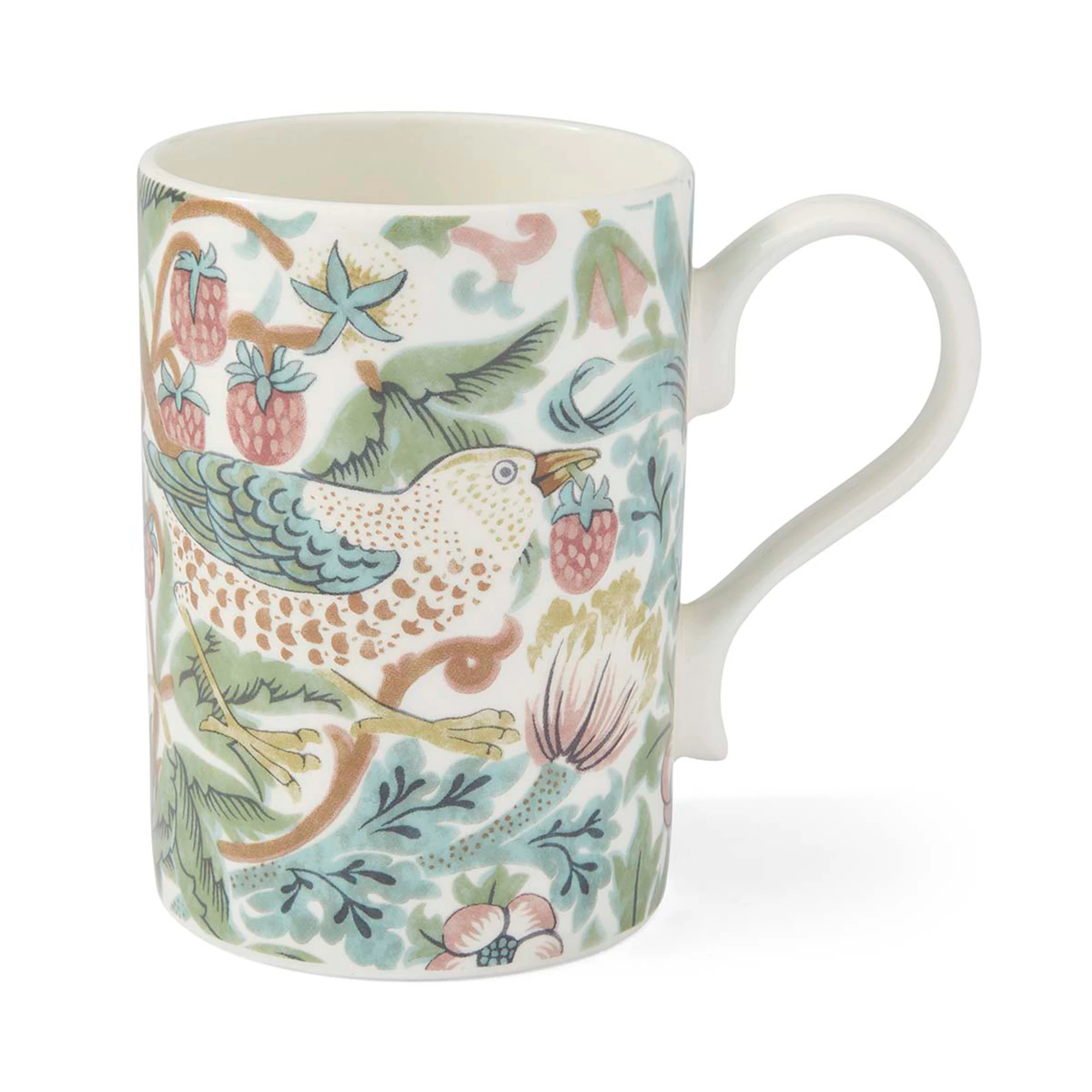 Spode William Morris & Co Krus Strawberry Thief - Kaffekopper Benporcel&aelig;n Multi - MCOR48506