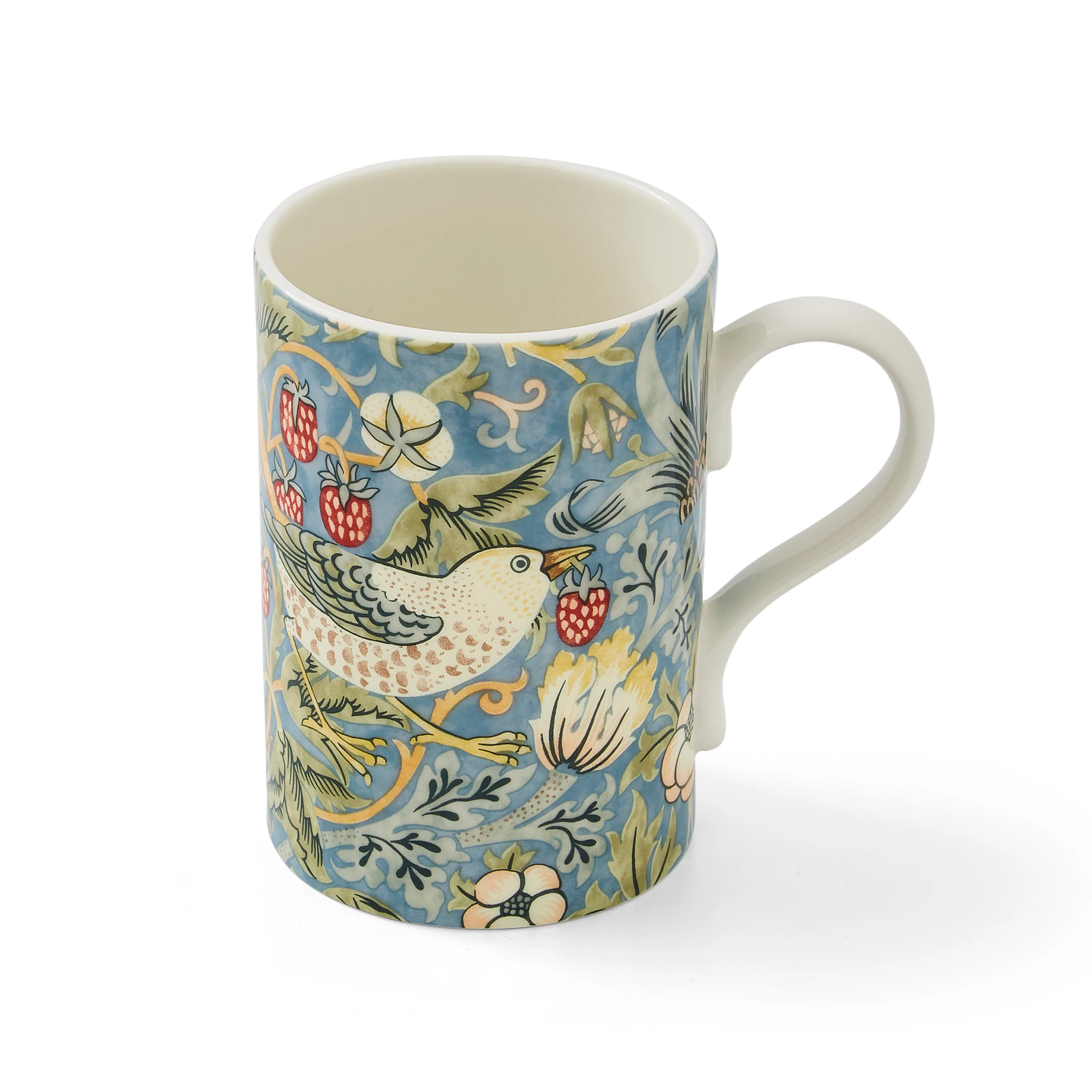 Spode William Morris & Co Krus Strawberry Thief - Kaffekopper Benporcel&aelig;n Multi - MCOD48506-XT