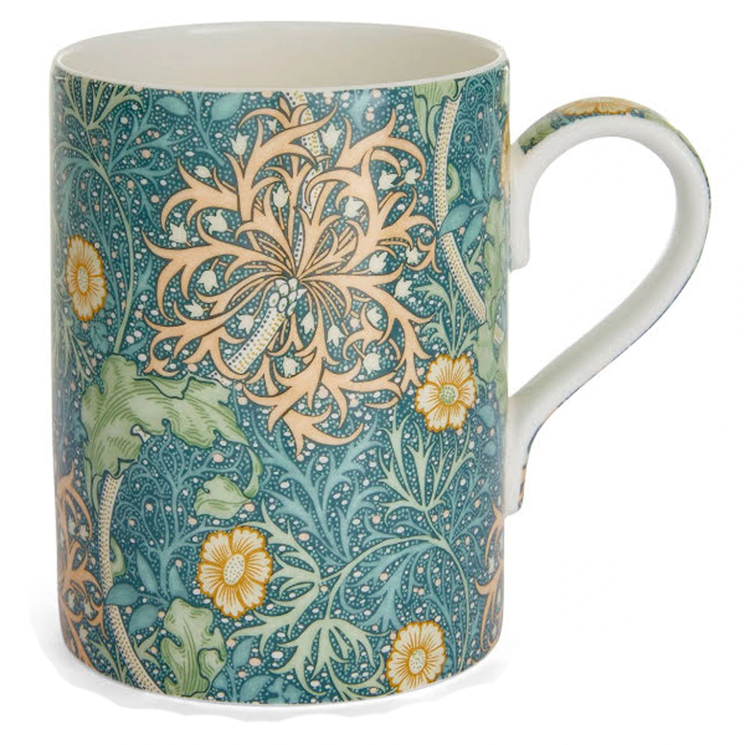 Spode William Morris & Co Krus Seaweed/seaglass - Kaffekopper Benporcel&aelig;n Gr&oslash;n - MCOP5583-XS