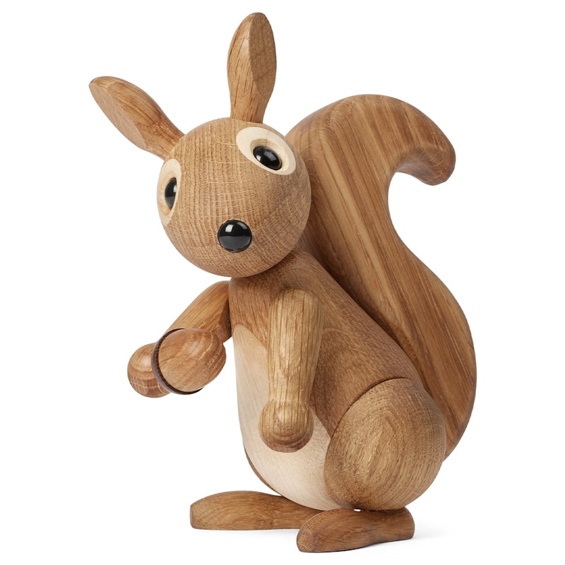 Honey Squirrel Træfigur 19 cm