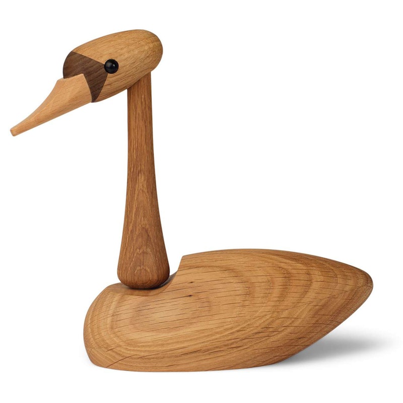 The Swan Træfigur 13 cm, Eg