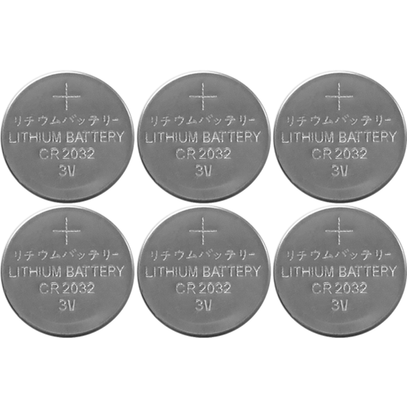 CR2032 Batterier, 6-pak