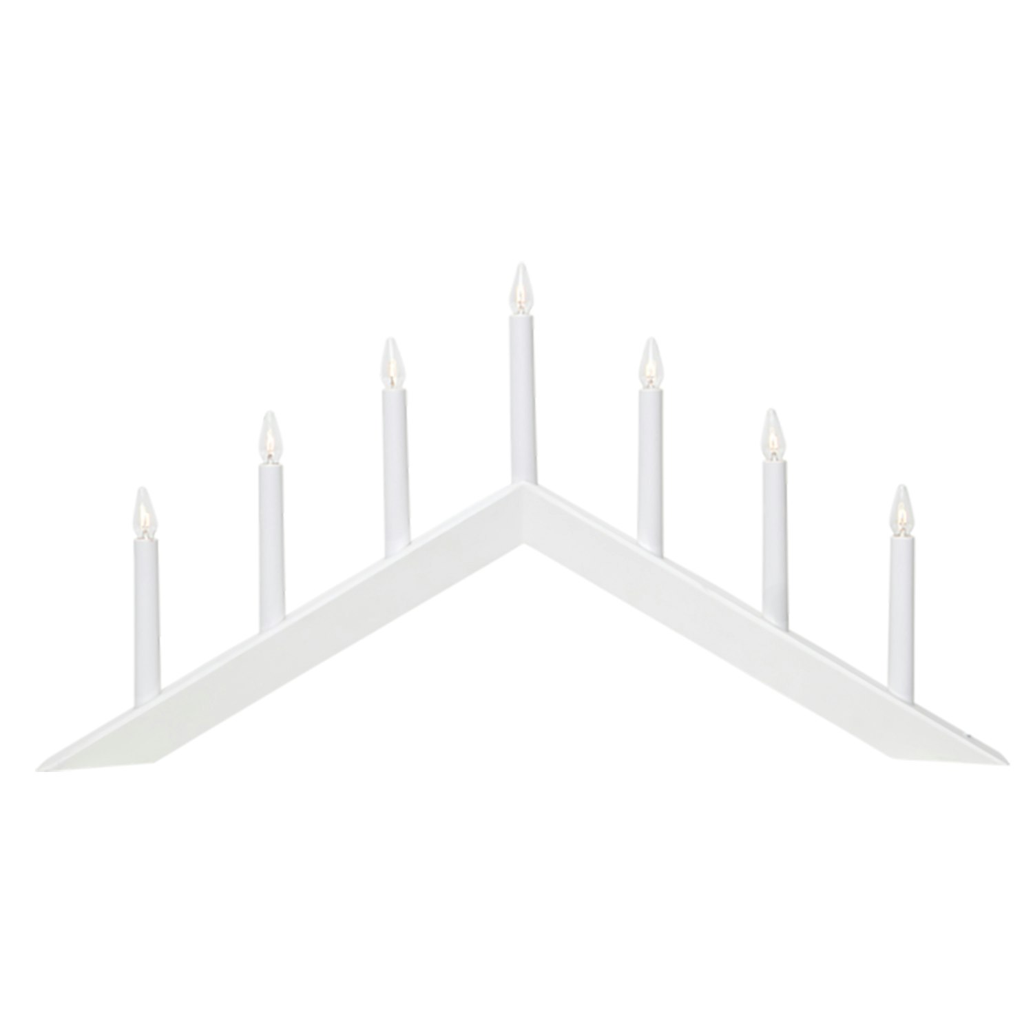 Star Trading Candlestick Arrow White - Adventslysestager Tr&aelig; Hvid - 219-95