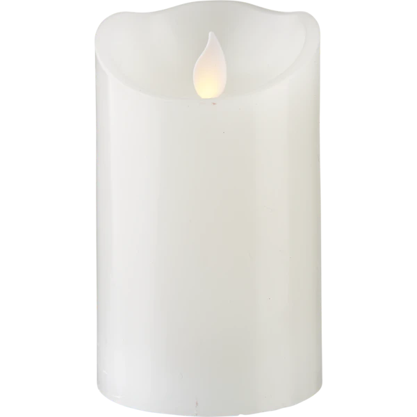 Star Trading M-twinkle Bloklys Led 12,5 Cm - LED-lys Voks Hvid - 064-11