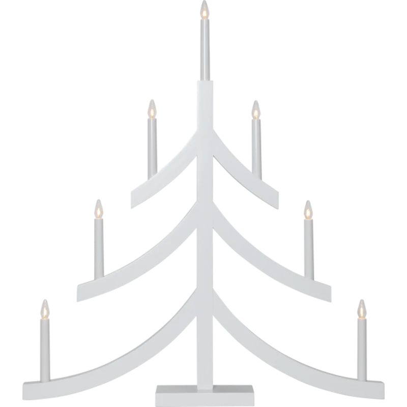 Pagod Lysestage, Hvid