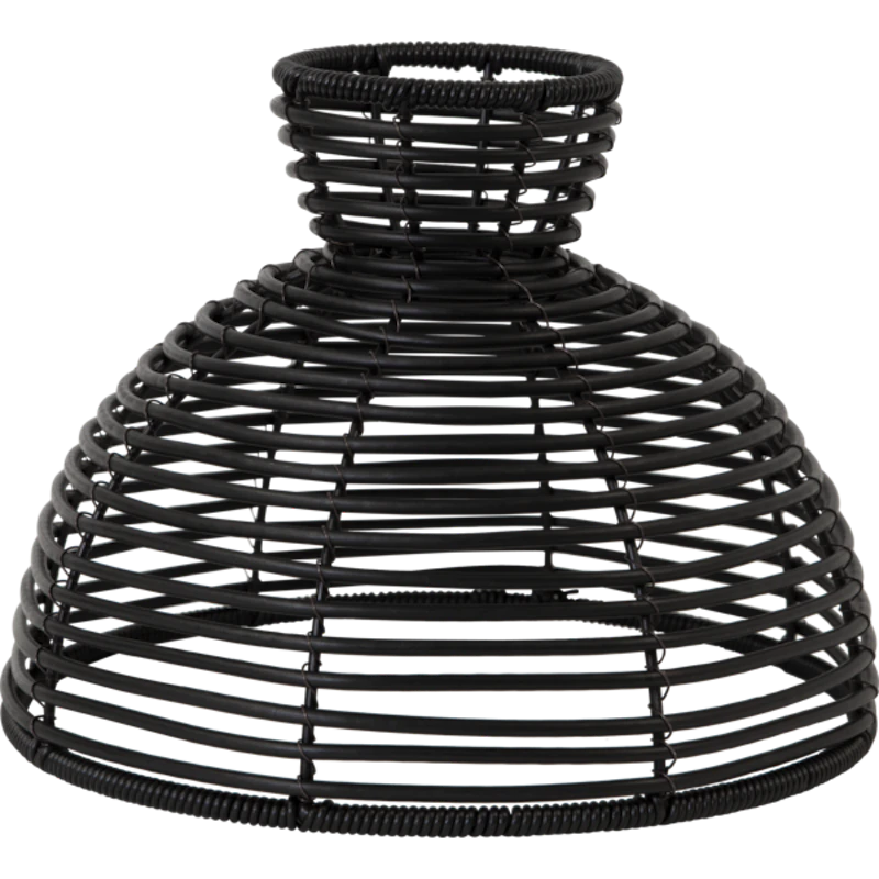 Runde Lampeskærm Sort, 200 mm