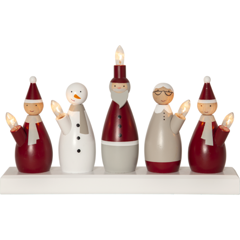 Santa family Lysestage