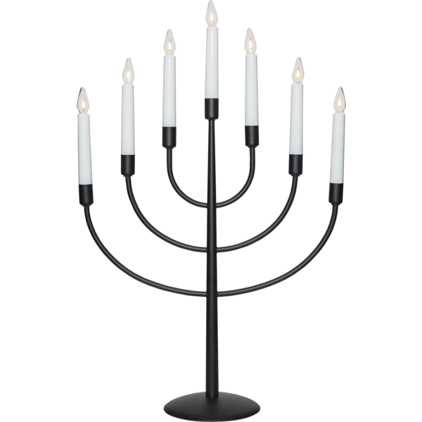 Star Trading Titus Lysestage - Adventslysestager Metal Sort - 102-52