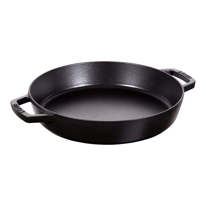 Staub Stegepande/ Sautepande Ø34cm, Sort