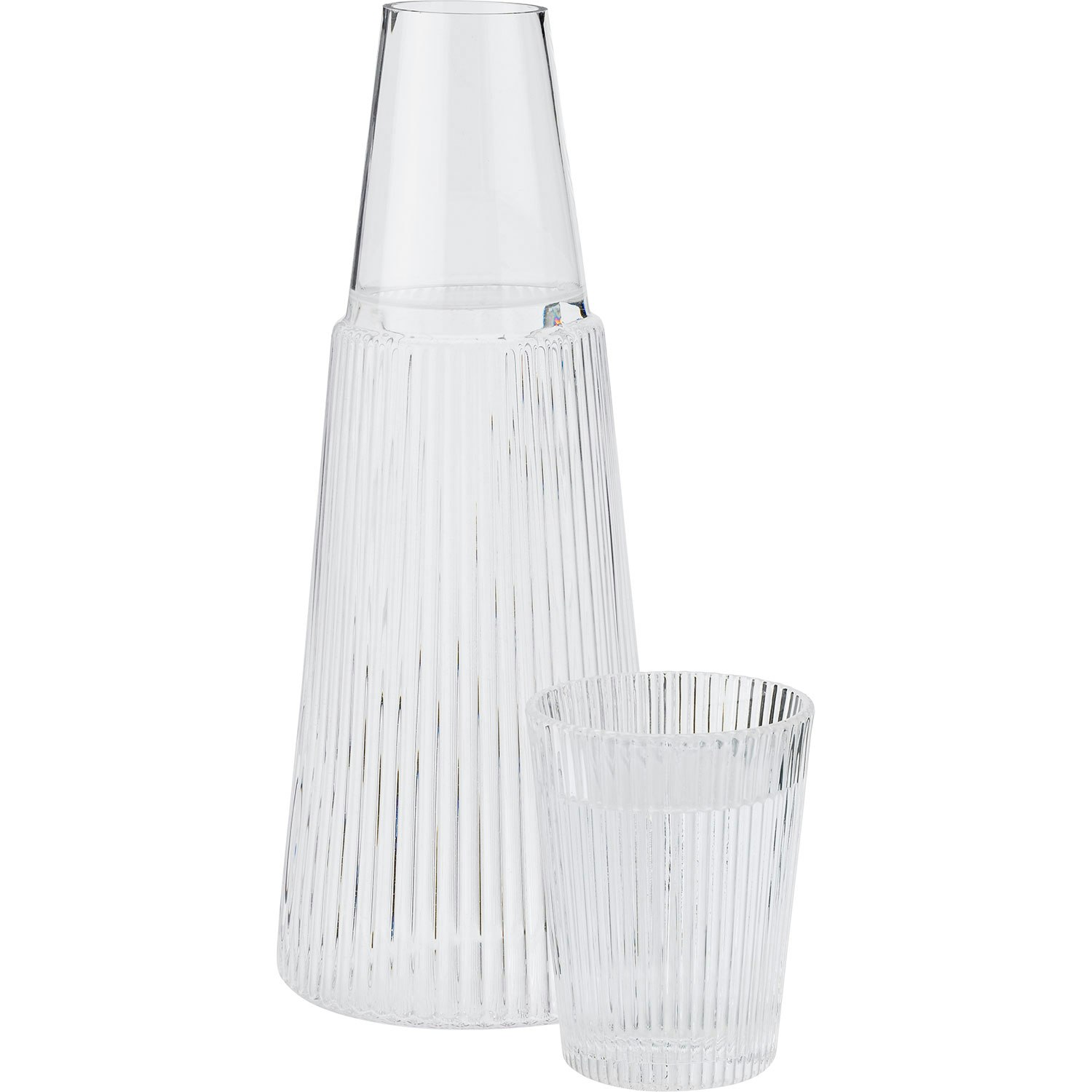 Stelton Pilastro Karaffel Med Drikke - Drikkeglas Glas Klar - x-507