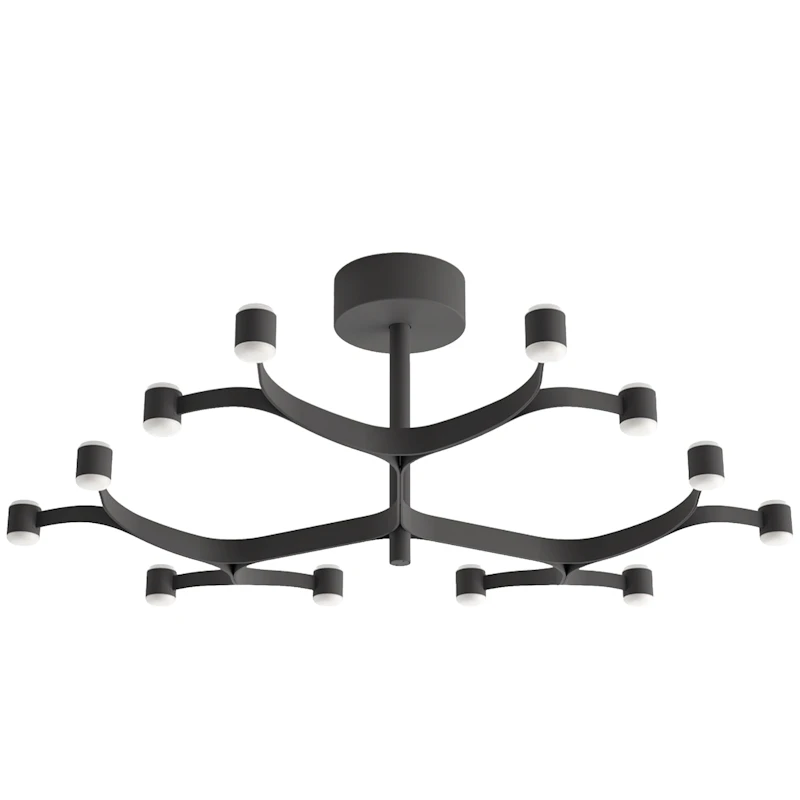 Fronda PHASE-CUT Loftslampe Ø83, Sort