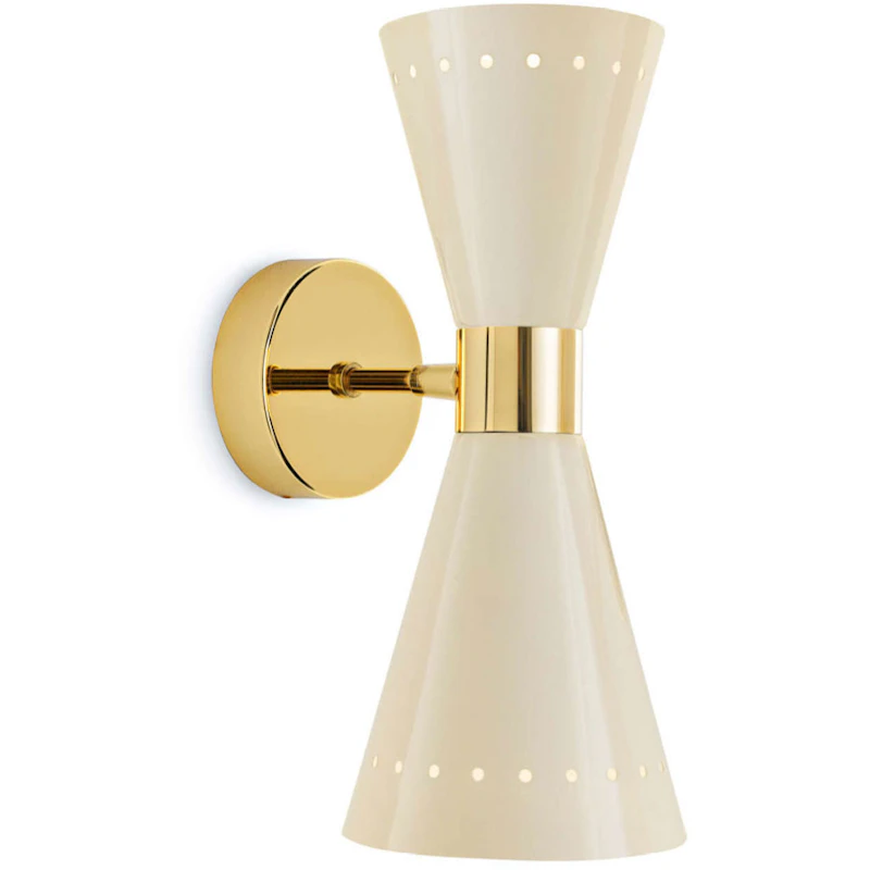 Megafono 2 Væglampe, Ivory