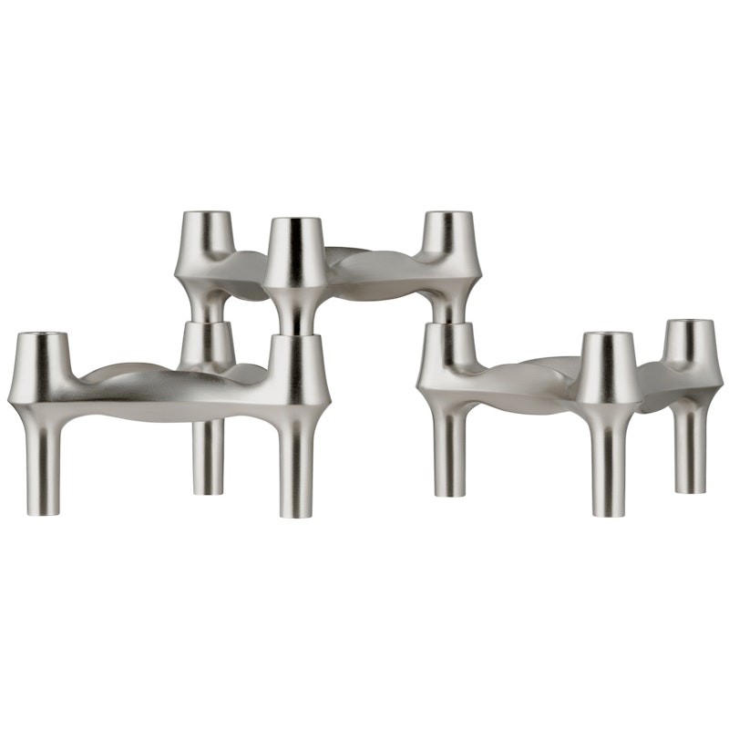 BMF Lysestage 3-pak, Brushed Chrome