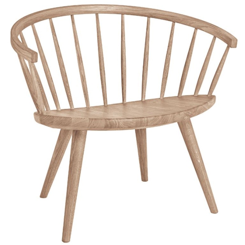 Arka Loungestol, Oak White Oil