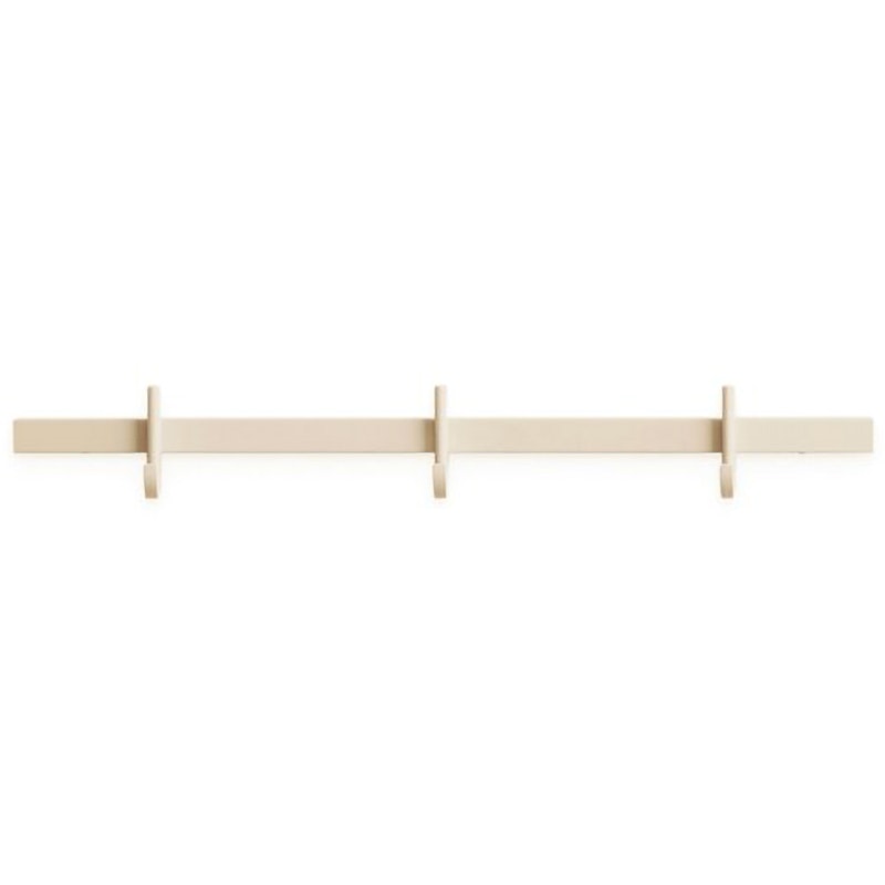 Relief Knagerække 41 cm, Askefarvet