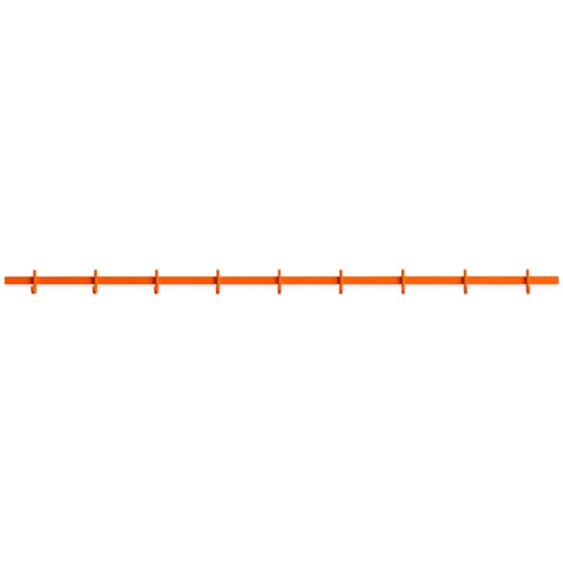 Relief Knagerække 123 cm, Orange