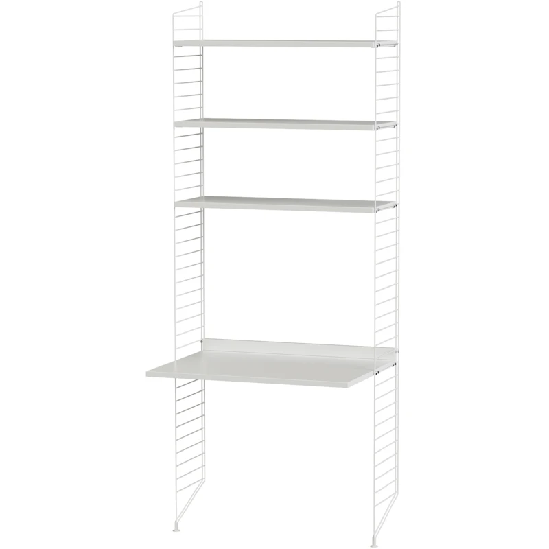 String Hylde Kombination A Arbejdsplads, Hvid