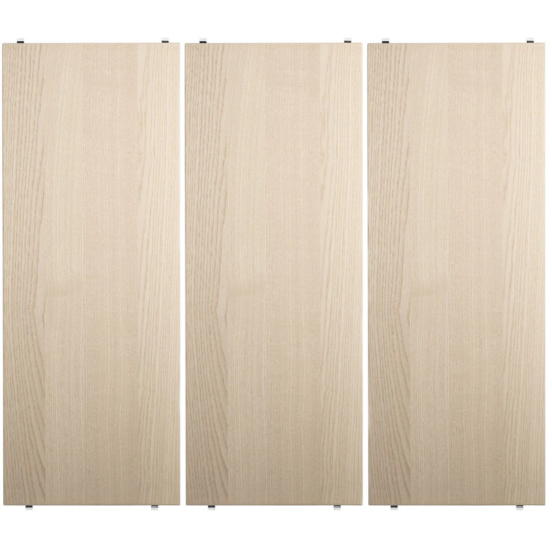 String Hylder 3-pak 58x30 cm, Askefarvede