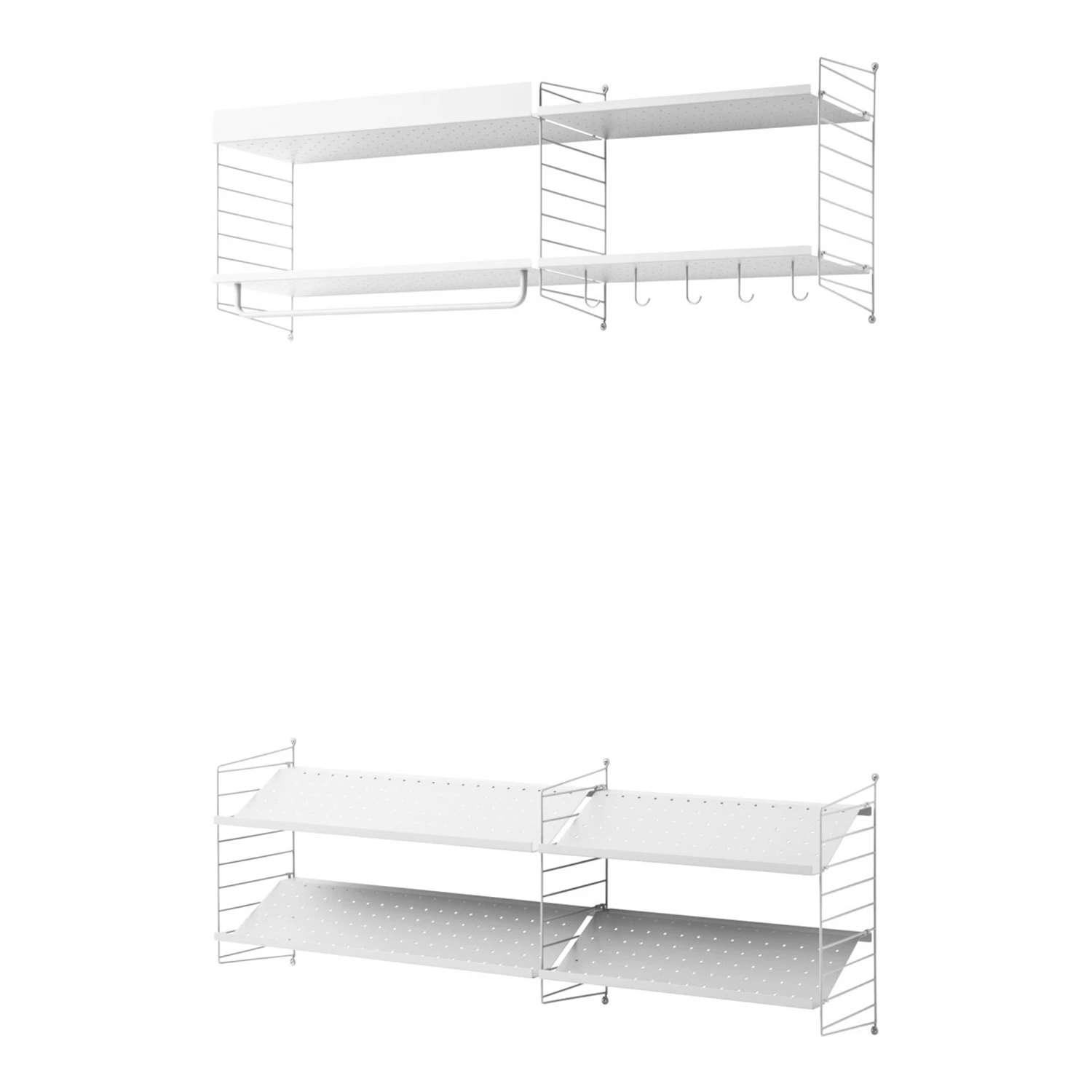 String Hyldesystem No 10, Hvidt fra String | RoyalDesign.dk