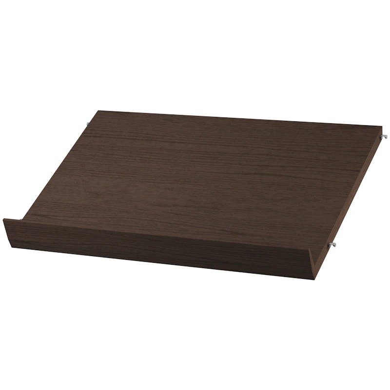 String Magasinhylde 58x30 cm, Mørk Eg