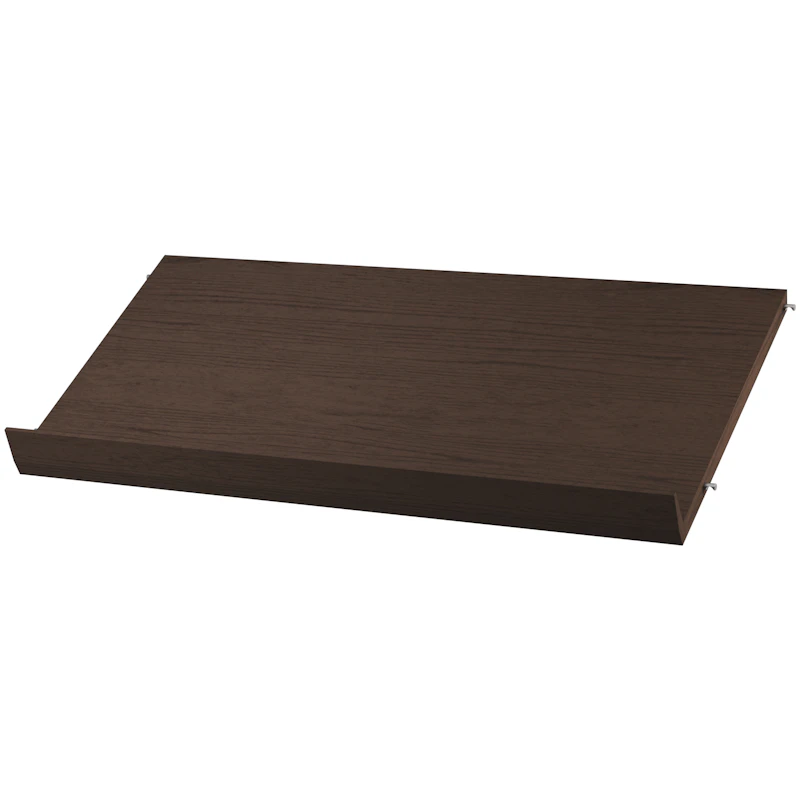 String Magasinhylde 78x30 cm, Mørk Eg