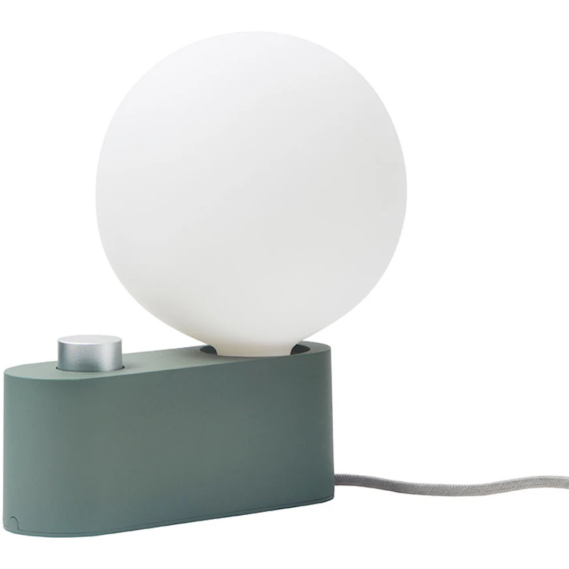 Alumina Table Lamp with Sphere IV, Green