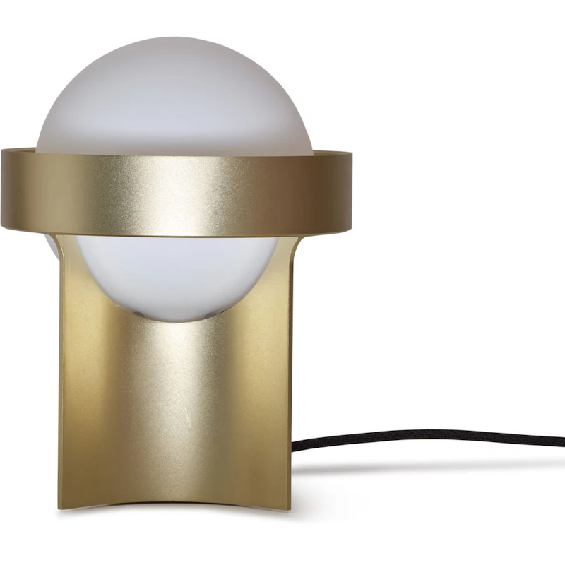 Loop Table Lamp with Sphere IV, Gold